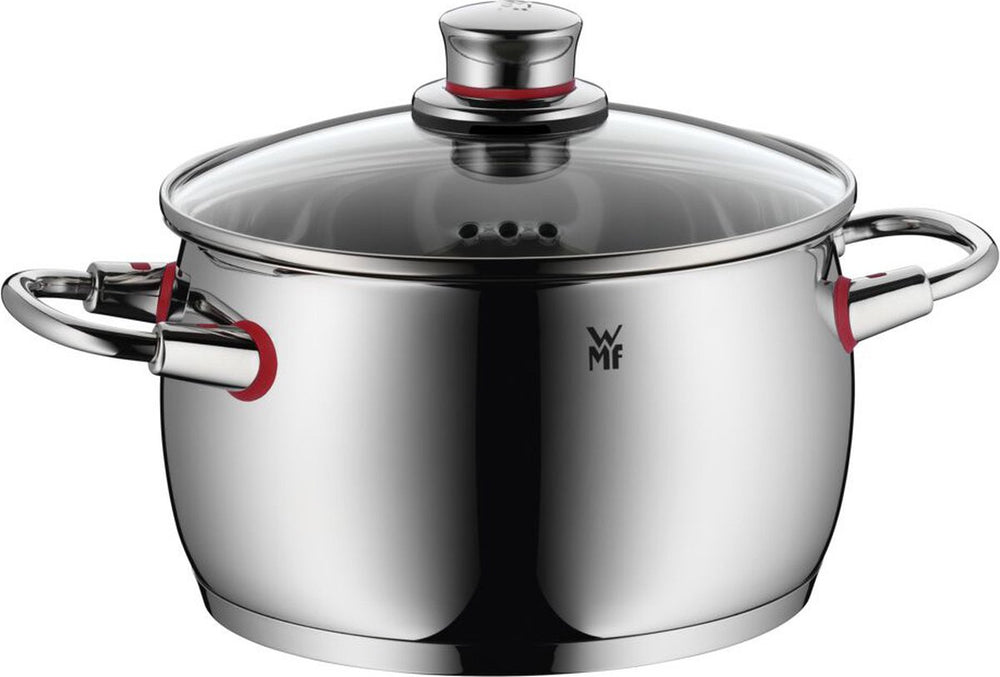WMF juego de ollas Quality One - RVS 5-piezas Incluye GRATIS Cookinglife utensilios de cocina set - Olla ø 16, 20, 20 y 24 cm y Cazo ø 16 cm