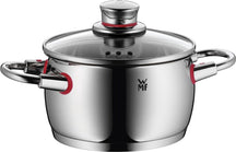 WMF juego de ollas Quality One - RVS 5-piezas Incluye GRATIS Cookinglife utensilios de cocina set - Olla ø 16, 20, 20 y 24 cm y Cazo ø 16 cm
