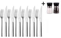 WMF Cubiertos para steak Nuova 12 piezas - Incluye GRATIS set de molinillos de pimienta y sal Cookinglife