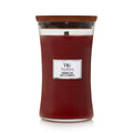 WoodWick Vela aromática Grande Cinnamon Chai - 18 cm / ø 10 cm - Vela en vaso - Mecha de madera