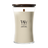 WoodWick Vela Aromática Grande Patchouli Crème - 18 cm / ø 10 cm - Vela Aromática en Vidrio - Mecha de Madera