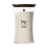 WoodWick Vela Aromática Grande Tonka & Leche de Almendra - 18 cm / ø 10 cm - Vela Aromática en Vidrio - Mecha de Madera