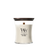 WoodWick Vela Aromática Mediana Tonka & Leche de Almendra - 11 cm / ø 10 cm - Vela Aromática en Vidrio - Mecha de Madera