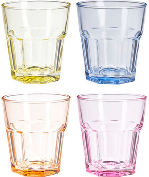 Cookinglife Vasos de agua Colourful Classic - 300 ml - 4 piezas