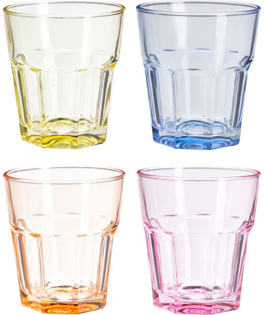 Cookinglife Vasos de agua Colourful Classic - 300 ml - 4 piezas