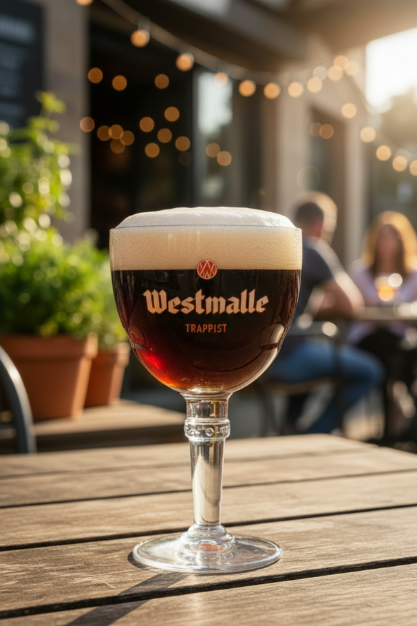 Vasos de cerveza Westmalle Trappist - 330 ml - 6 piezas