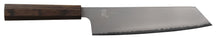 Yaxell Cuchillo Kiritsuke Hana 20 cm - Acero inoxidable de 3 capas - mango de madera Pakkah marrón oscuro