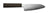 Yaxell Cuchillo Santoku Hana 12.5 cm - Acero inoxidable de 3 capas - mango de madera Pakkah marrón oscuro