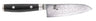 Cuchillo Santoku Yaxell Ran 12.5 cm - acero damasco inoxidable de 69 capas - mango de Micarta canvas