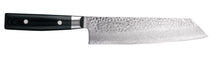 Cuchillo Kiritsuke Yaxell Zen 20 cm - acero damasco inoxidable de 37 capas - mango de Micarta canvas