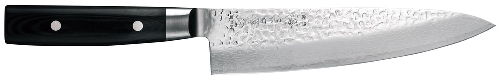Cuchillo de chef Yaxell Zen 20 cm - acero damasco inoxidable de 37 capas - mango de Micarta canvas