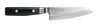 Cuchillo Santoku Yaxell Zen 12.5 cm - acero damasco inoxidable de 37 capas - mango de Micarta canvas