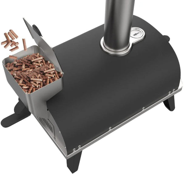 Dispensador de pellets ZiiPa Donato para hornos de pizza ZiiPa