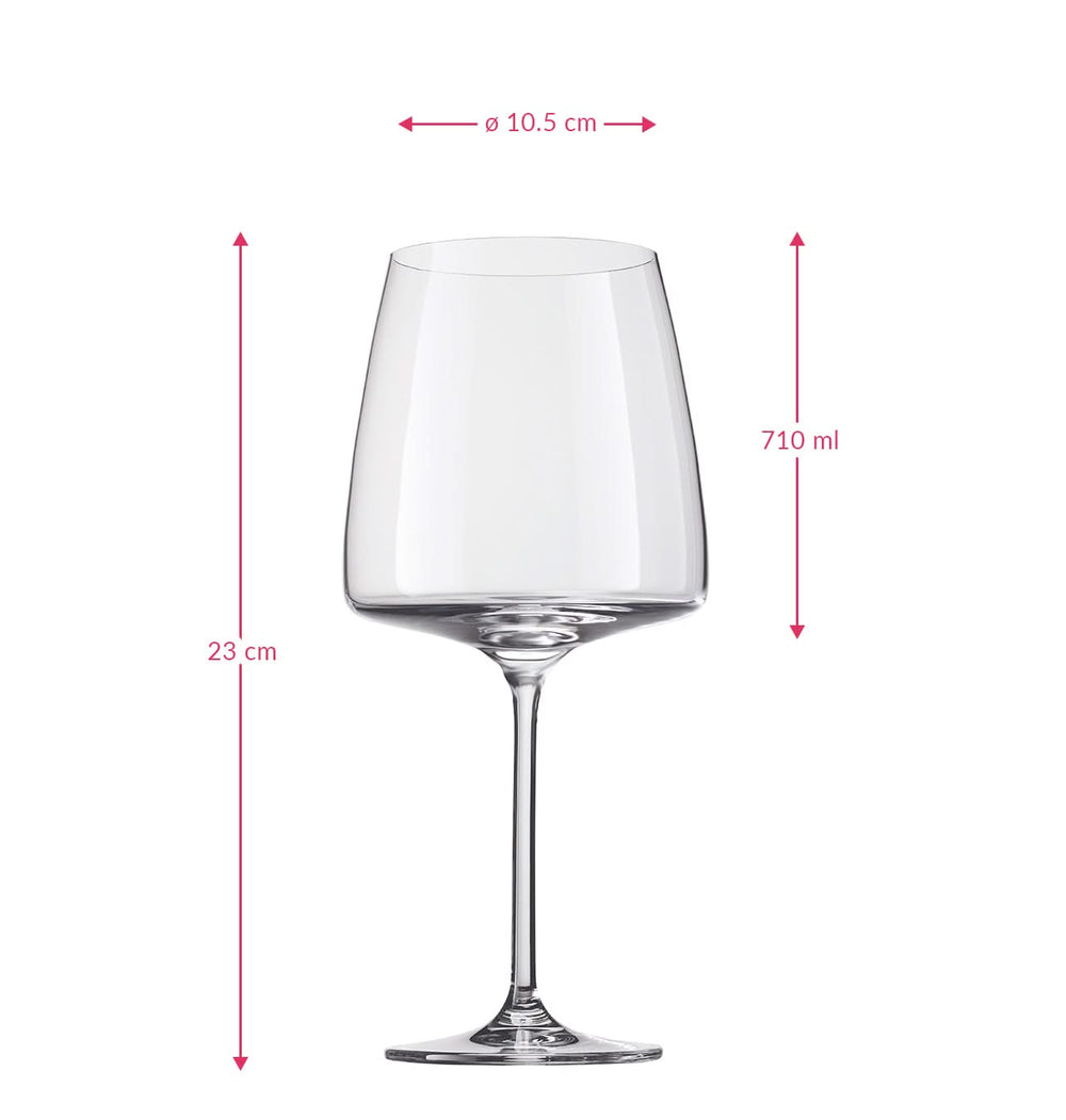 Copas de vino Zwiesel Glas Vivid Senses Aterciopelado y suntuoso - 710 ml - 2 piezas