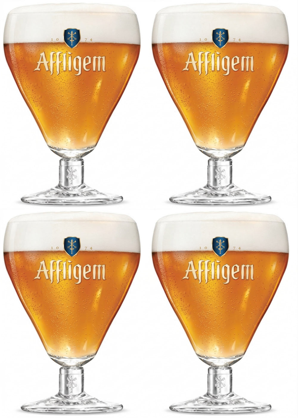 Affligem Vasos de cerveza 300 ml - 4 unidades