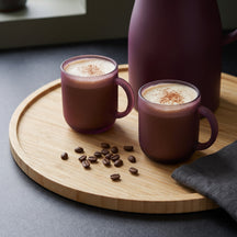 Luminarc Vasos de Café / Té con Asa Moka Delice Cherry - 250 ml - 4 piezas