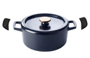 Cazuela con tapa Alva - Dutch Oven Nori de hierro fundido ø 26 cm + asas gratis - capa antiadherente esmaltada
