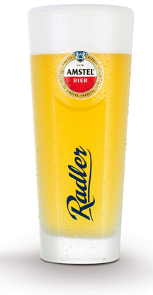 Vasos de cerveza Amstel Radler - 300 ml - 6 unidades