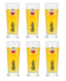Vasos de cerveza Amstel Radler - 300 ml - 6 unidades