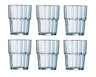 Arcoroc Vaso Norvege - Vidrio templado - 200 ml - 6 piezas