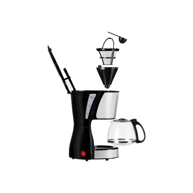 Argon filtro cafetera con jarra de vidrio - 6 tazas - 750 ml