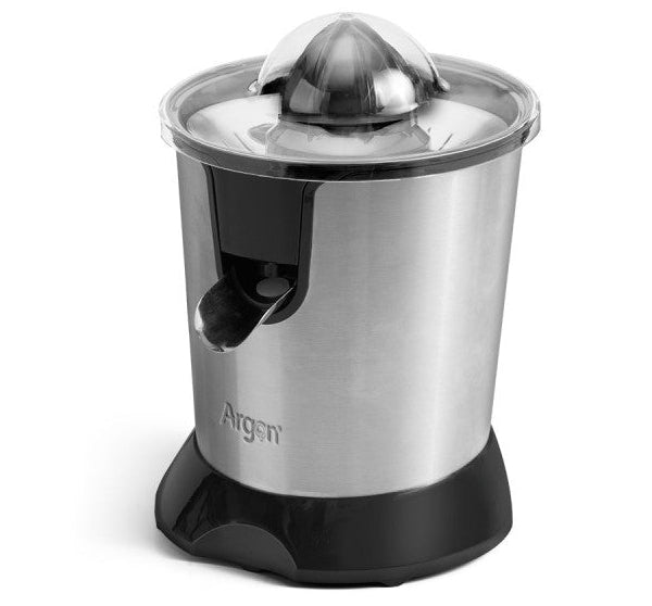 Argon Exprimidor Eléctrico de Cítricos Negro/Acero Inoxidable - 350 ml - 85 W
