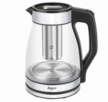 Argon Hervidor de Agua de Vidrio / Acero Inoxidable con Filtro - 1.5 Litros - 1500 W