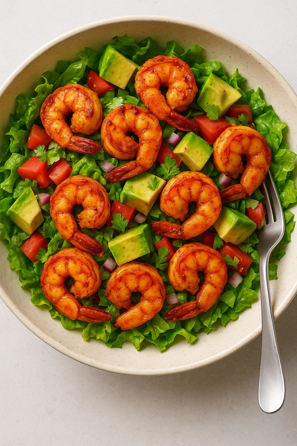 ¡Una ensalada fresca y picante para una fiesta tropical!