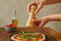 Molinillo de pimienta Cookinglife Rocca natural - Molinillo de acero inoxidable - 16.5 cm