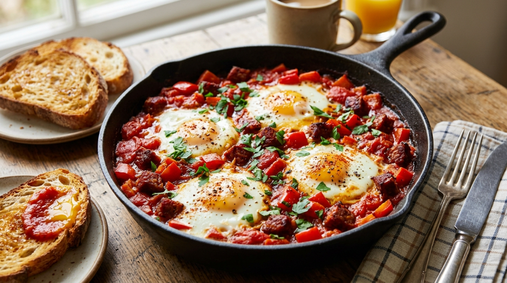 Un desayuno caliente y sabroso que se prepara por sí solo