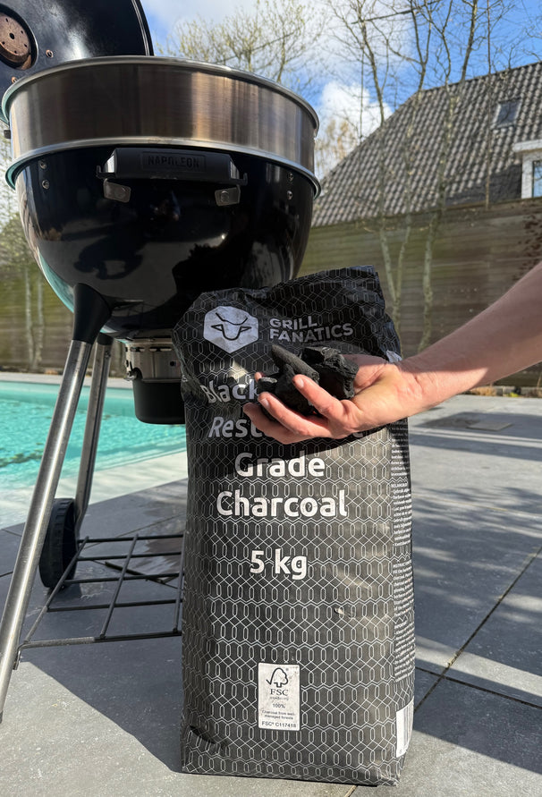 Cookinglife Grill Carbón para Parrilla / Carbón Black Wattle - 5 Kg - Calidad para Restaurante