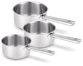 Set de cacerolas Beka Cicla de acero inoxidable 3 piezas ø 16, 18 y 20 cm - apto para todas las fuentes de calor