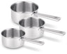 Set de cacerolas Beka Cicla de acero inoxidable 3 piezas ø 16, 18 y 20 cm - apto para todas las fuentes de calor