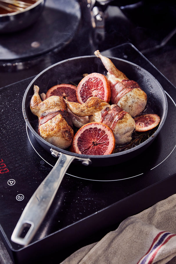 Set de sartenes Beka Maestro de aluminio 2 piezas ø 24 y 28 cm - apto para todas las fuentes de calor - revestimiento antiadherente cerámico