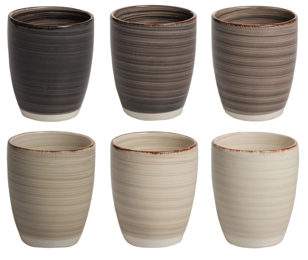 Cookinglife Vasos Delice Gris 350 ml - 6 unidades
