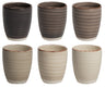 Cookinglife Vasos Delice Gris 350 ml - 6 unidades