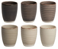 Tazas de café / tazas Senseo Cookinglife Delice gris 180 ml - 6 unidades