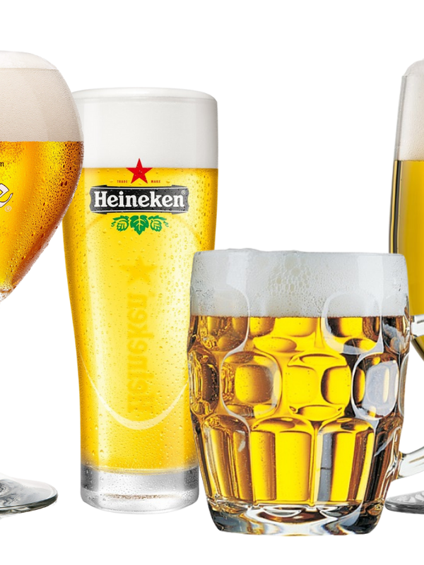 Vasos de cerveza de marca