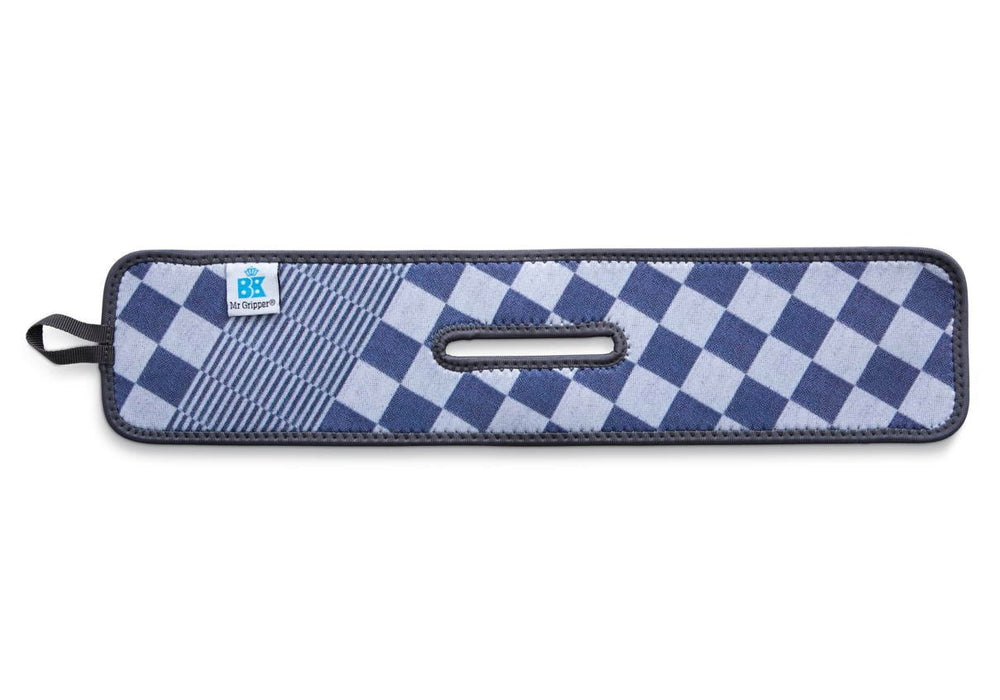 BK Pannenlap / Afgiethulp Mr. Gripper Blauw Geruit - 48 x 11 cm - aanzicht 2