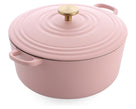 BK Braadpan Bourgogne Blush Pink Gietijzer ø 28 cm / 6.7 Liter