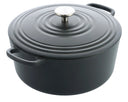 BK Cocotte Bourgogne Earl Grey de Hierro Fundido ø 28 cm / 6,7 litros - revestimiento antiadherente esmaltado
