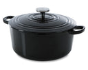 BK Cocotte Bourgogne Jet Black de Hierro Fundido ø 20 cm / 2,5 litros - revestimiento antiadherente esmaltado