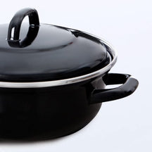 BK Braadpan Fortalit Emaille Zwart ø 26 cm / 3 Liter - detail 3