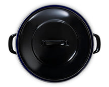 BK Braadpan Fortalit Emaille Zwart ø 36 cm / 7.5 Liter - bovenaanzicht