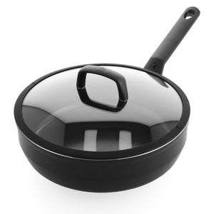 BK Hapjespan met deksel Easy Induction Zwart ø 24 cm / 3.4 Liter