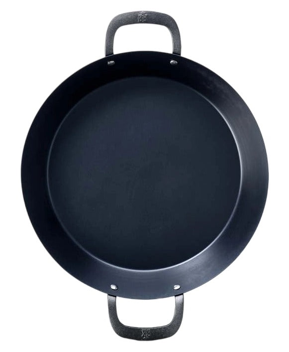 BK Paellapan Black Steel Plaatstaal ø 38 cm - bovenaanzicht