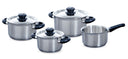 BK Batería de cocina Karaat+ Acero Inoxidable 4 piezas - Ollas ø 16, 18 & 20 cm & Cazo ø 16 cm