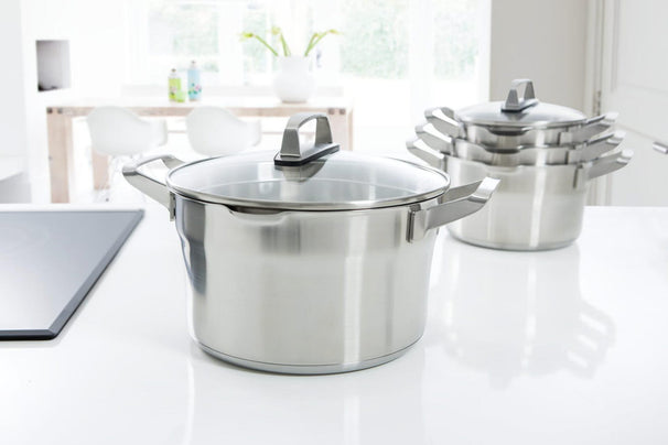 BK Olla para sopa Premium+ Acero Inoxidable ø 24 cm / 5 litros