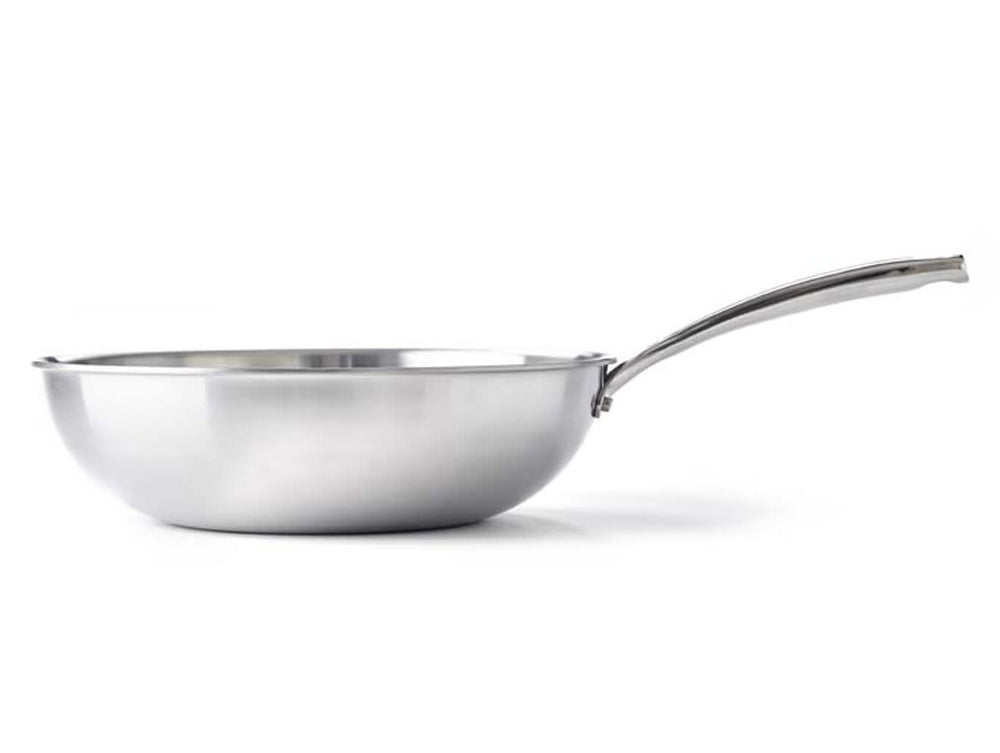 BK Wokpan Superior Tri-Ply RVS ø 30 cm / 4.7 Liter - zijaanzicht