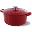 BK Cazuela Bourgogne Chili Red Hierro Fundido ø 28 cm / 6.7 litros - revestimiento antiadherente esmaltado